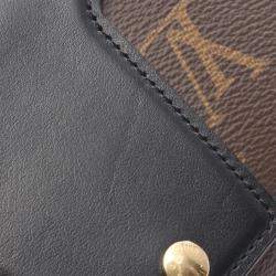 مملوكة مسبقًا حقيبة يد لويس فيتون قفل بحزام قماش مونوغرام وجلد