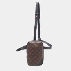 Pre Owned Louis Vuitton Solar Ray Utility Brown Monogram Canvas and Leather Side Bag