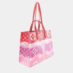 مملوكة مسبقًا Louis Vuitton Onthego GM Rouge Leather Tote Bag