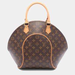 مملوكة مسبقًا Louis Vuitton Ellipse Brown Monogram Canvas, Leather Top Handle Bag