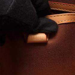 Pre Owned حقيبة لوي فيتون كانفاس مونوجرام بني إليبس، جلد بمقبض علوي