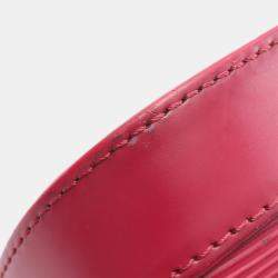 Pre Owned Louis Vuitton Alma PM Fuschia Epi Leather Shoulder Bag