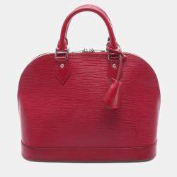 مملوكة مسبقًا Louis Vuitton Alma PM Fuschia Epi Leather Shoulder Bag