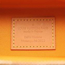 مملوكة مسبقًا Louis Vuitton Vertical Box Trunk Saffron Leather Shoulder Bag
