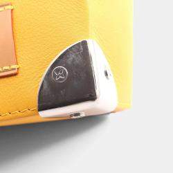 مملوكة مسبقًا Louis Vuitton Vertical Box Trunk Saffron Leather Shoulder Bag