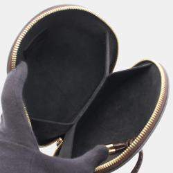 Pre Owned Louis Vuitton Toupie Brown Monogram Canvas and Leather Shoulder Bag