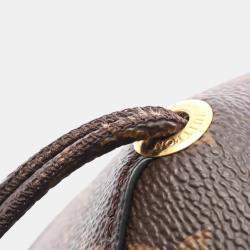 Pre Owned Louis Vuitton Toupie Brown Monogram Canvas and Leather Shoulder Bag
