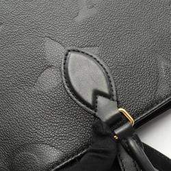 Pre Owned Louis Vuitton OnTheGo MM Black Monogram Empriente Leather Tote Bag