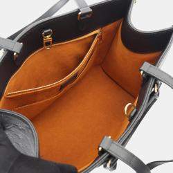 Pre Owned Louis Vuitton OnTheGo MM Black Monogram Empriente Leather Tote Bag