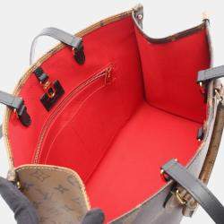 Pre Owned Louis Vuitton  Canvas Medium Onthego Totes Bag