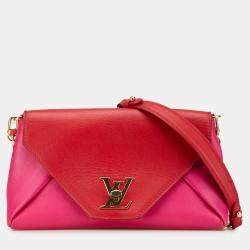 Pre Owned Louis Vuitton Purple Red Bicolor Love Note