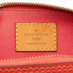 Pre Owned Louis Vuitton Orange Monogram Vernis Alma BB
