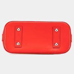 Pre Owned Louis Vuitton Red Epi Alma BB