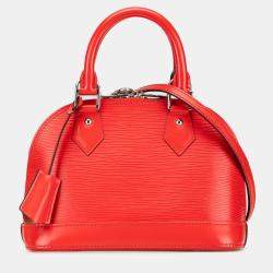Pre Owned Louis Vuitton Red Epi Alma BB