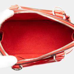 Pre Owned Louis Vuitton Red Epi Alma BB