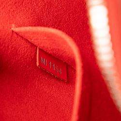 Pre Owned Louis Vuitton Red Epi Alma BB