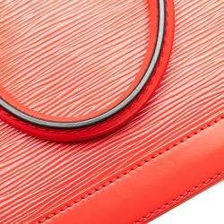 Pre Owned Louis Vuitton Red Epi Alma BB