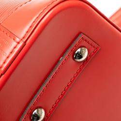 Pre Owned Louis Vuitton Red Epi Alma BB