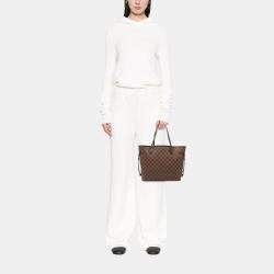 مملوكة مسبقًا حقيبة لوي فيتون بني نيفرفول داميه إيبين MM