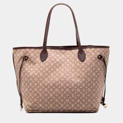 Pre Owned Louis Vuitton Pink Monogram Idylle Neverfull MM