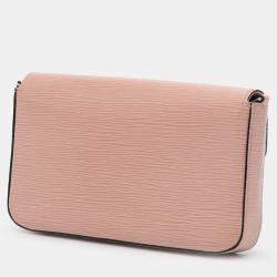 مملوكة مسبقًا Louis Vuitton Pink Epi Pochette Felicie