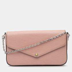 مملوكة مسبقًا Louis Vuitton Pink Epi Pochette Felicie