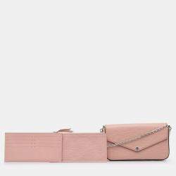 مملوكة مسبقًا Louis Vuitton Pink Epi Pochette Felicie