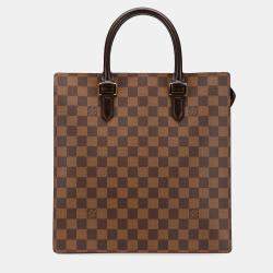 مملوكة مسبقًا Louis Vuitton Brown Damier Ebene Venice Sac Plat