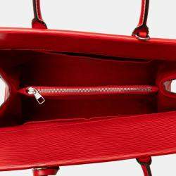 Pre Owned Louis Vuitton Red Epi Marly MM
