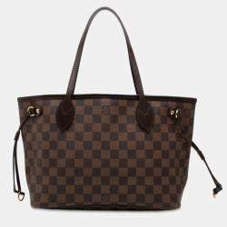 Pre Owned حقيبة لوي فيتون نيفرفول بني دامير إبيني صغير