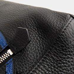 مملوكة مسبقًا Louis Vuitton Black Blue Taurillon Armand LV Circle 