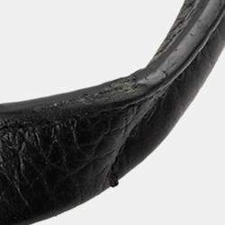 مملوكة مسبقًا Louis Vuitton Black Blue Taurillon Armand LV Circle 