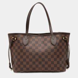 مملوكة مسبقًا Louis Vuitton Brown Damier Ebene Neverfull PM