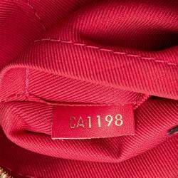 مملوكة مسبقًا حقيبة لويس فيتون سانتونج مونوغرام بني أحمر