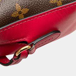 مملوكة مسبقًا حقيبة لويس فيتون سانتونج مونوغرام بني أحمر