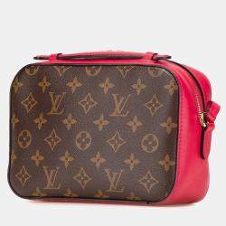 مملوكة مسبقًا حقيبة لويس فيتون سانتونج مونوغرام بني أحمر