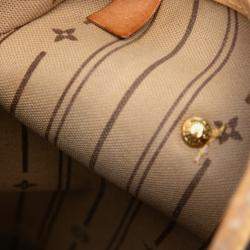 مملوكة مسبقًا حقيبة لوي فيتون نيفرفول بني مونوغرام ميديوم