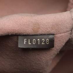 Pre Owned Louis Vuitton Jersey Magnolia Damier Ebene Canvas and Taurillon Leather Bag