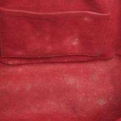 Pre Owned حقيبة لوي فيتون ثيدا مونوجرامي ملون أبيض كانفاس جي إم