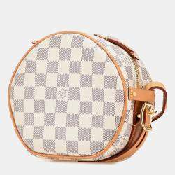 مملوكة مسبقًا حقيبة لويس فيتون بيضاء دامير أزور بويت شابو سوپل بي إم