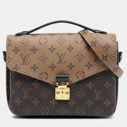 مملوكة مسبقًا Louis Vuitton Brown Monogram Reverse Pochette Metis