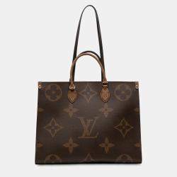 مملوكة مسبقًا Louis Vuitton Brown Monogram Reverse Giant OnTheGo GM