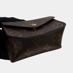 مملوكة مسبقًا Louis Vuitton Brown Monogram Daily Multi Pocket 30mm Belt