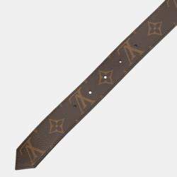 مملوكة مسبقًا Louis Vuitton Brown Monogram Daily Multi Pocket 30mm Belt