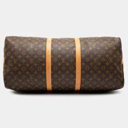 مملوكة مسبقًا حقيبة لوي فيتون كيبال باندوليير مونوجرام بني 60