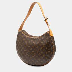 Pre Owned Louis Vuitton Brown Monogram Croissant GM