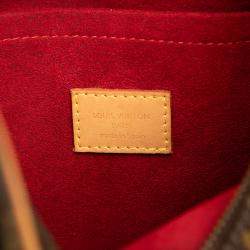 Pre Owned Louis Vuitton Brown Monogram Croissant GM