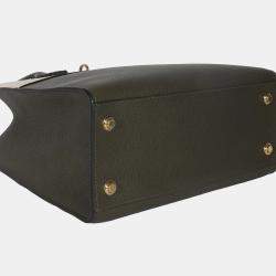 Pre Owned حقيبة لوي فيتون سيتي ستيمر توريلون كريمي كاكي أسود متوسط الحجم