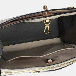 Pre Owned حقيبة لوي فيتون سيتي ستيمر توريلون كريمي كاكي أسود متوسط الحجم