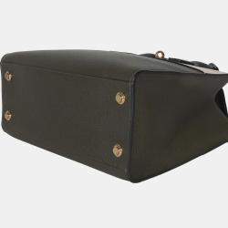 Pre Owned حقيبة لوي فيتون سيتي ستيمر توريلون كريمي كاكي أسود متوسط الحجم